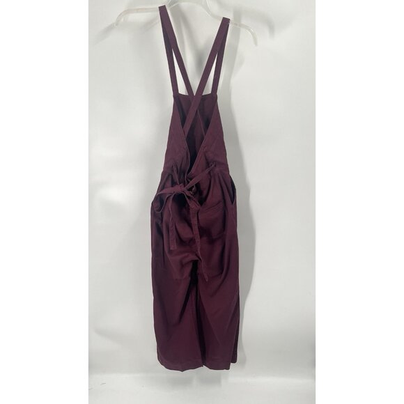 Marine Layer Tess Wide Leg Jumpsuit in Caberet Overalls Sz 4 - Picture 3 of 5